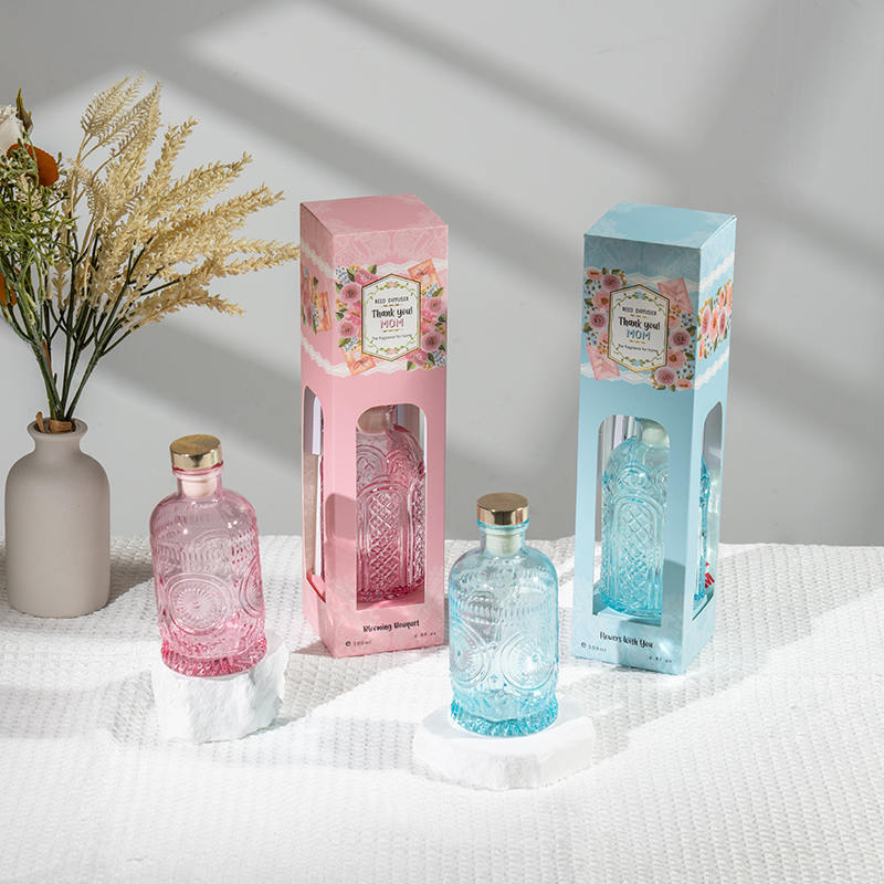 Máy khuếch tán sậy chai thủy tinh phong cách Ngày của Mẹ - nhà sản xuất nước hoa gia đình