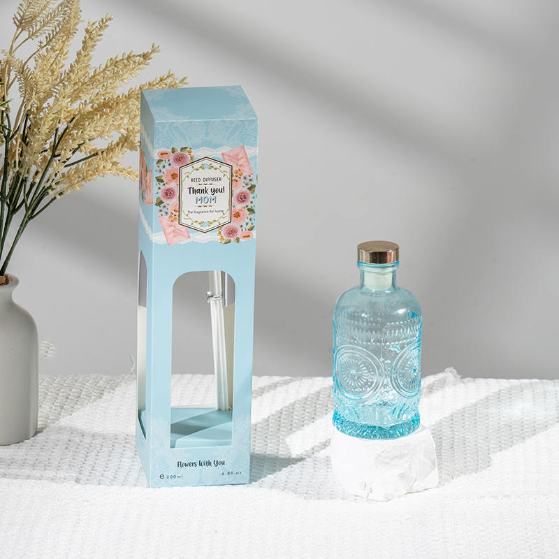 Máy khuếch tán sậy chai thủy tinh phong cách Ngày của Mẹ - nhà sản xuất nước hoa gia đình