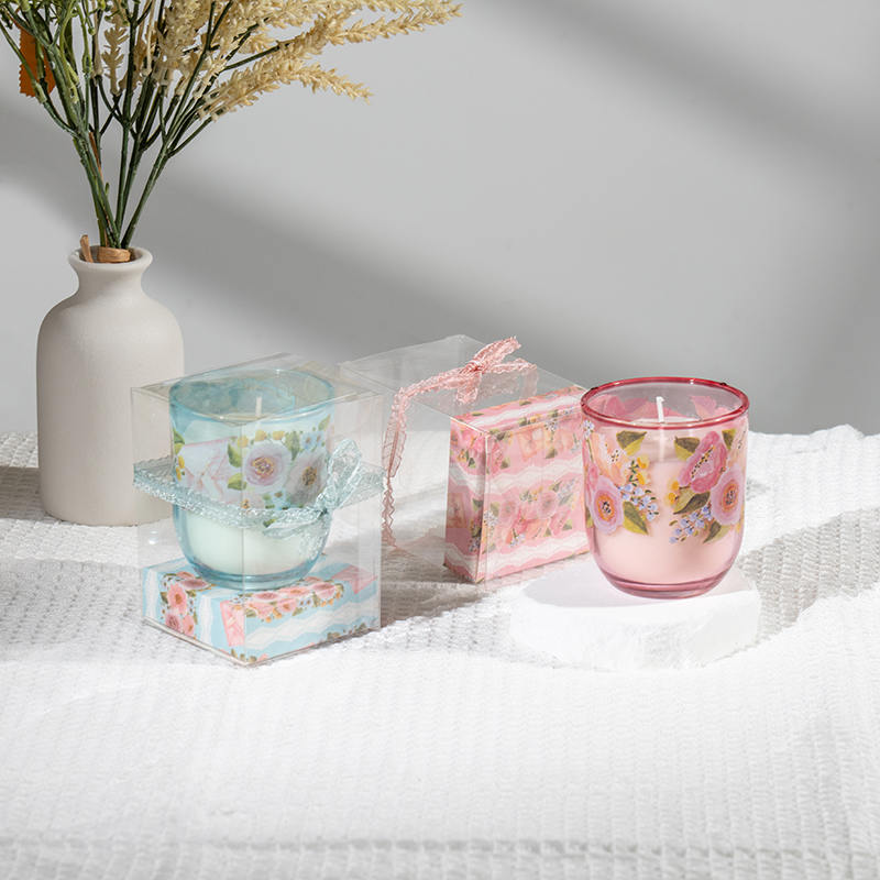 Nến thơm cốc thủy tinh tròn ngày của mẹ-Nhà sản xuất nến đậu nành Eco