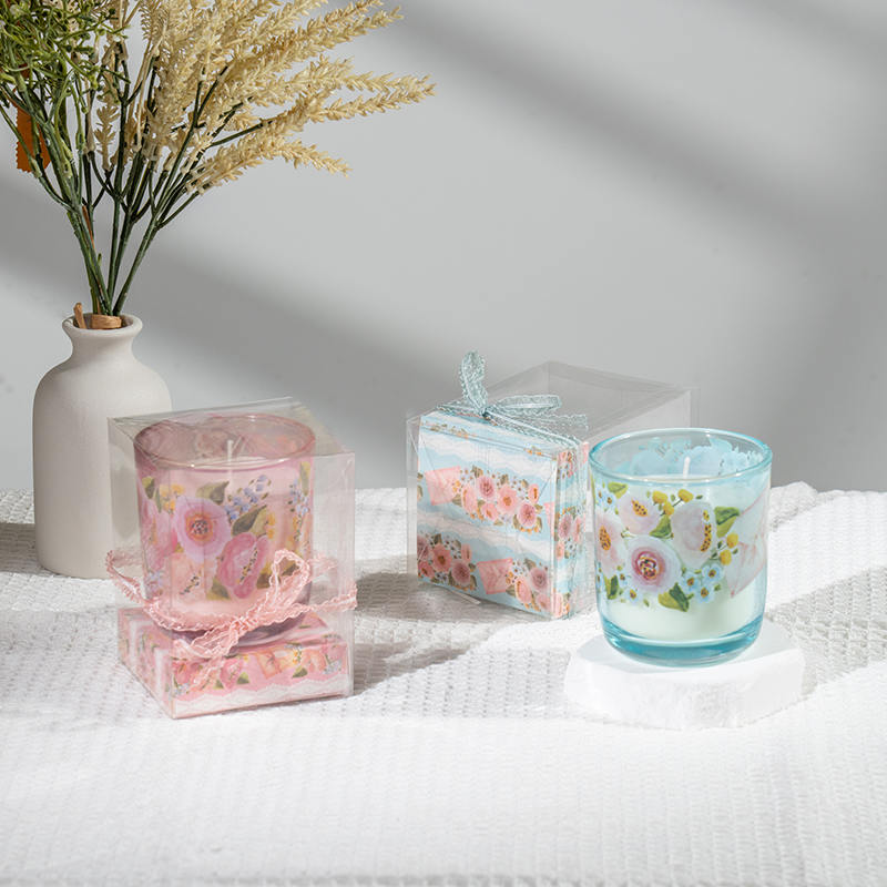 Nến thơm cốc thủy tinh tròn ngày của mẹ-Nhà sản xuất nến đậu nành Eco