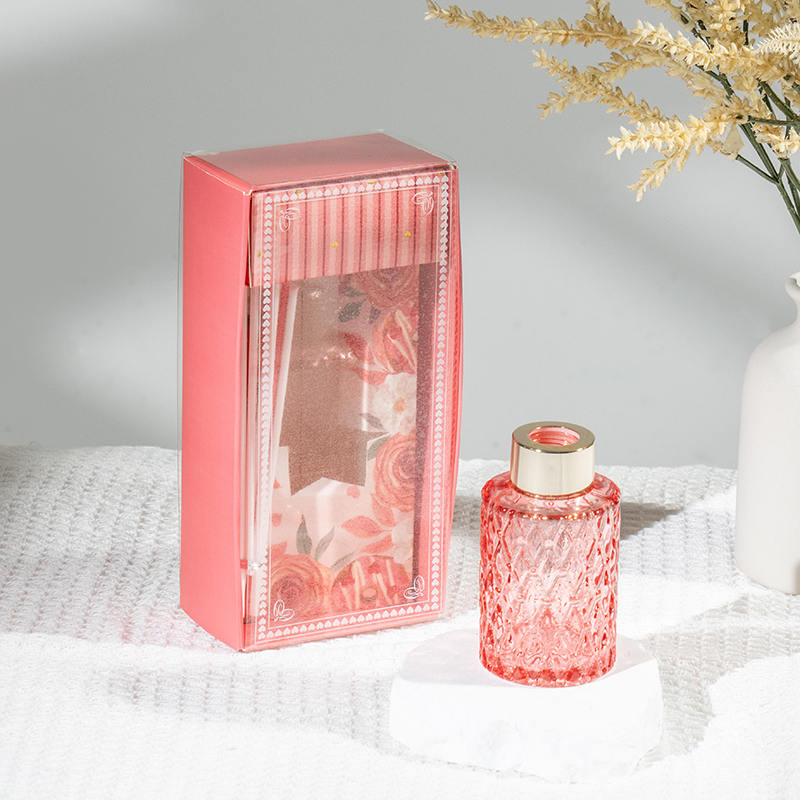 Máy khuếch tán sậy chai tròn Valantine-nhà sản xuất máy khuếch tán hương thơm tại nhà