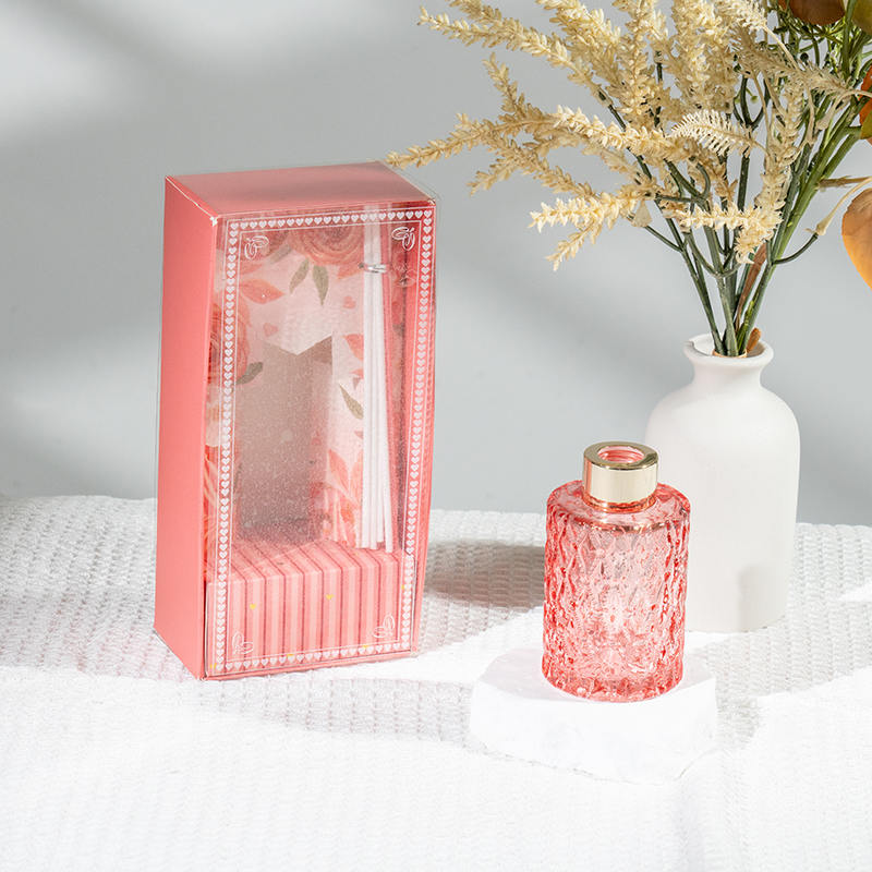 Máy khuếch tán sậy chai tròn Valantine-nhà sản xuất máy khuếch tán hương thơm tại nhà