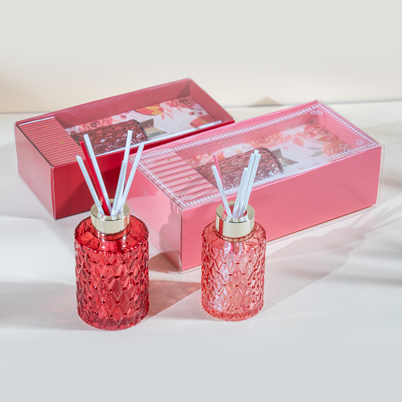 Máy khuếch tán sậy chai tròn Valantine-nhà sản xuất máy khuếch tán hương thơm tại nhà