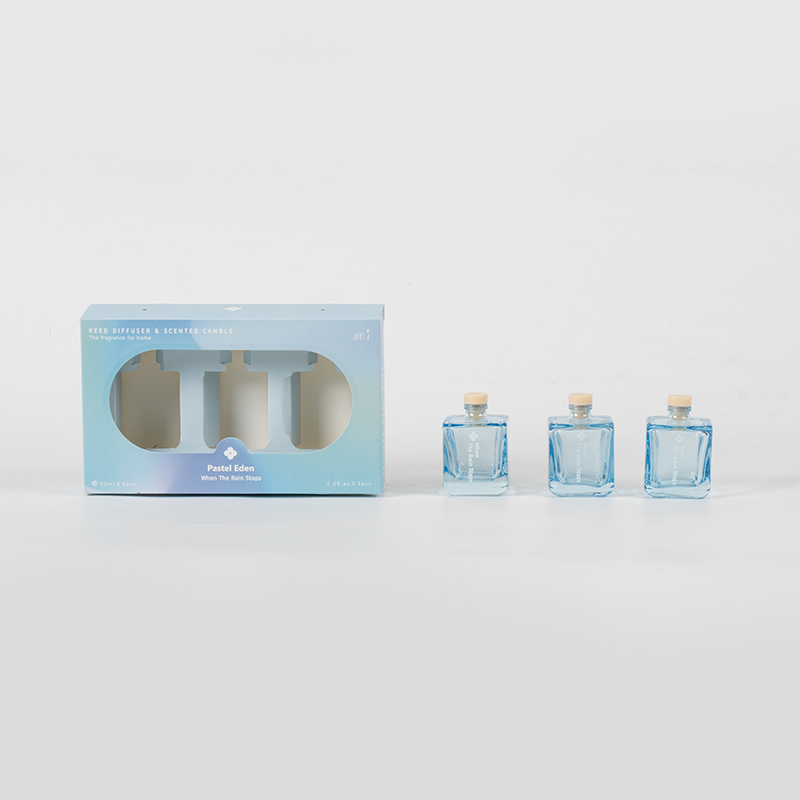 Bộ khuếch tán sậy chai vuông 3 CÁI-Bộ hương thơm 3 CÁI