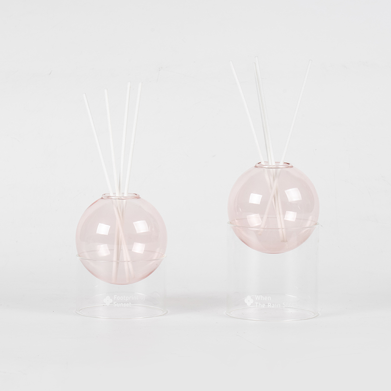 Đế thủy tinh trong suốt, loại bóng thủy tinh khuếch tán hương thơm kiểu sậy