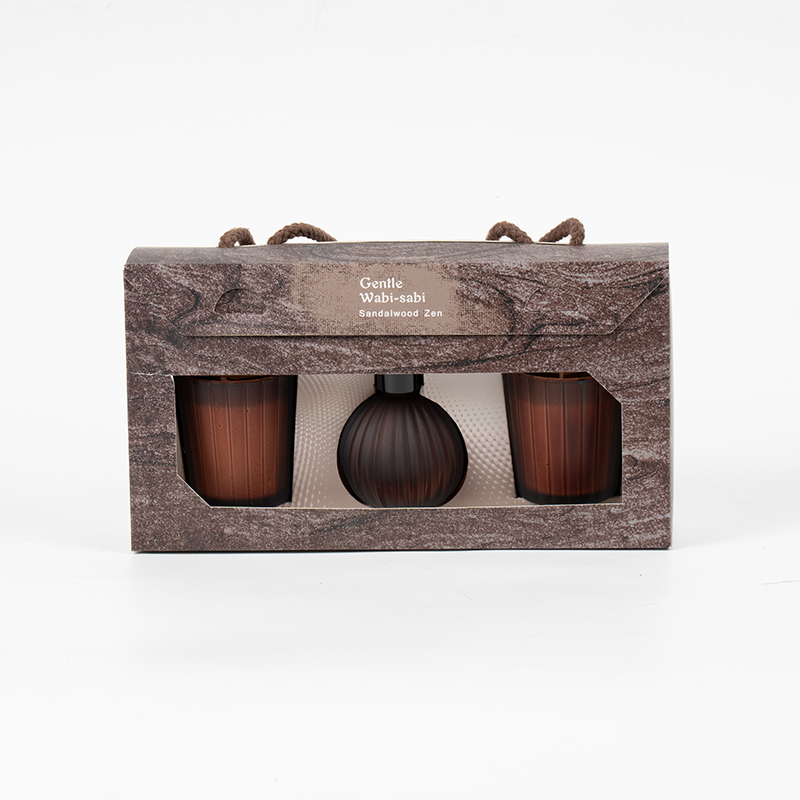 Ly nhỏ sọc dọc nến thơm X2 Bóng đèn sọc dọc nhỏ chai khuếch tán sậy dễ bay hơi